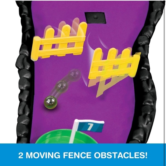 Arcade Mini Golf Interactive Tabletop Mini Golf Game 9 Holes & Moving Obstacles - Picture 4 of 16